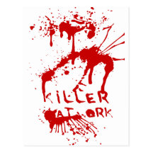 Killer at Work Postales