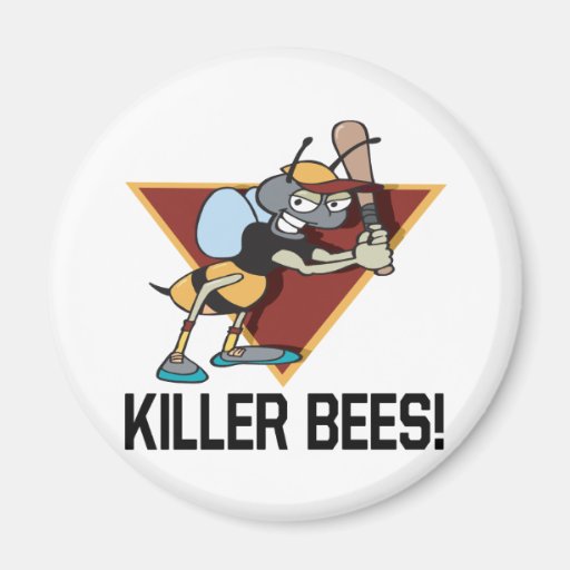 Killer Bees Fridge Magnet