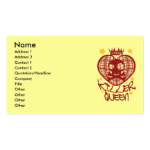 KILLER_QUEEN CARTES DE VISITE PERSONNELLES