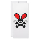 Killer Rabbit Cartoon Customized Rack Card