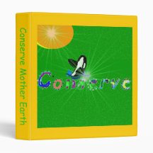 Killer Whale Conserve Mother earth binder