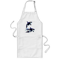 Killer Whale Family Aprons