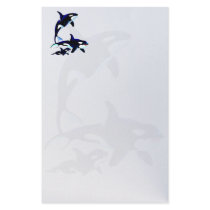 Killer Whale Family stationery2_vertical.v2.