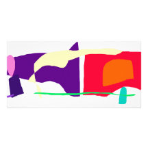 Killer Whale Notwithstanding Human Beings and Logi Picture Card