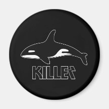 Killer Whale Orca of Death Refrigerator Magnets