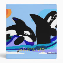 Killer Whales Sun's Up Binder