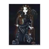 "Killing Time" Dark Fae Postcard