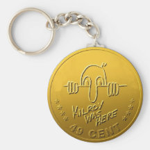 Kilroy Was Here Keychains