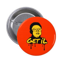 Kim Jong Il - Get's Il Anstecknadel