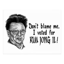 Kim Jong Il Postcard