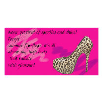Kim Kardashian Style Pumps Photo Greeting Card