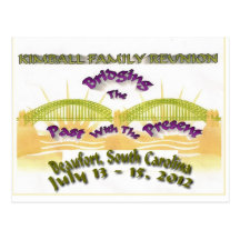 Kimball Family Reunion Postcard