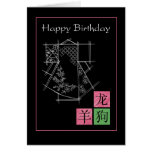 kimono birthday card