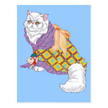 Kimono Kitty and Emperor Chu-ii Post Cards