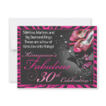 Kimyonce's Fab 30th Custom Invitation