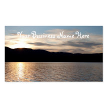 Kinaskan Sunset; Promotional Business Card Templates