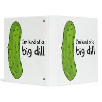 Kind of a Big Deal Dill Pickle Vinyl Binder