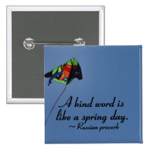 Kind words to brighten a day buttons