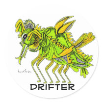 KINDA' LIKE A DRIFTER STICKERS