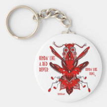 KINDA' LIKE A RED ROVER KEYCHAINS