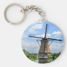 KINDERDIJK, HOLLAND KEY CHAINS