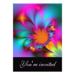 Kindergarten flower personalized invitations