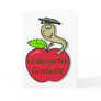 kindergarten.graduate.apple greeting card