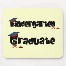 Kindergarten Graduate Tshirts and Gifts Mouse Pad
