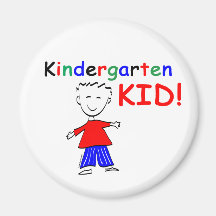 Kindergarten Kid Boys Fridge Magnet
