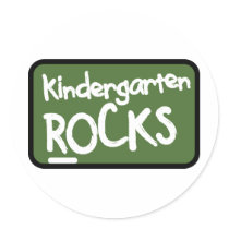 Kindergarten Rocks T-shirt stickers