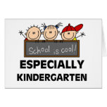 Kindergarten School is Cool Card