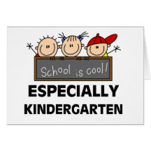 Kindergarten School is Cool Card