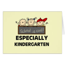 Kindergarten School is Cool Tshirts and Gifts Greeting Card