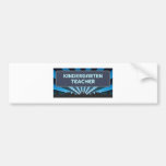 Kindergarten Teacher Marquee Bumper Sticker