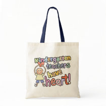 Kindergarten Teachers Have Heart Tote Bag