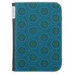 Kindle cover Green Aqua Blue pattern