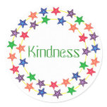 Kindness, Affirmation stickers with colourful star