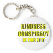 kindness conspiracy keychain
