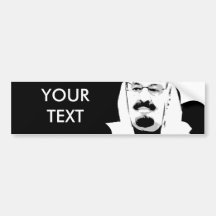 King Abdullah Bumper Sticker