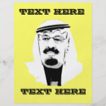 King Abdullah Personalized Flyer