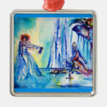 KING ARTHUR ,LADY OF THE LAKE AND EXCALIBUR CHRISTMAS TREE ORNAMENTS