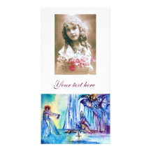 KING ARTHUR ,LADY OF THE LAKE AND EXCALIBUR PHOTO CARD