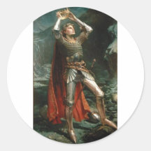 King Arthur Round Sticker