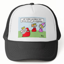 king back out lift embargo trucker hats