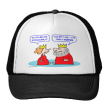 king believe democracy seen happen hats