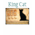 King Cat Egyptian Cat  Cartouche Tee t-shirts