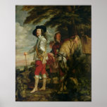 King Charles I  of England out Hunting, c.1635 Poster