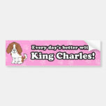 King Charles Spaniel Sticker Bumper Stickers