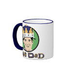 King Dad Coffee Mugs