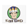 King Dad Postcard